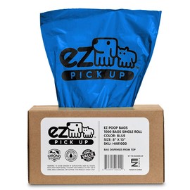 EZ Pickup 1000 Count Dog Waste Bags, Poop Bags