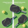 HVLKUB Lightweight Pickleball Paddle Equipment-Raw T700 Carbon Fiber Surface|16mm PP