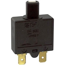 E-T-A Circuit Protection and Control 1658-G41-02-P10-15A, Circuit Breaker; Therm; Push; Cur-Rtg 15A; Flange; 1 Pole; Vol-Rtg 240/28VAC/VDC