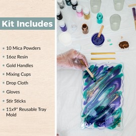 Adults & Crafts Resin Serving Tray Kit