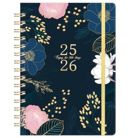 2025-2025 Year Planner Weekly Planner 2025-2025 A5 Week to View from January to December, 21.5 x 15.5 x 1.5 cm, Blue