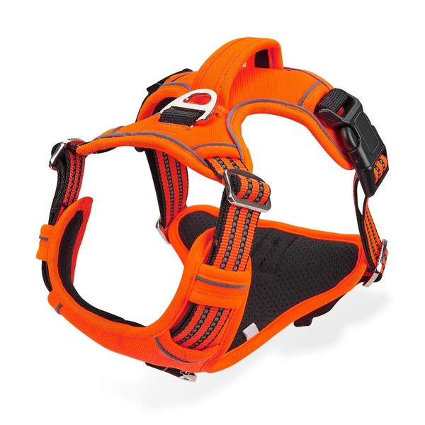 Dociote Dog Harness For Large Dogs, Anti-Pull Harness, No-Pull Reflective,