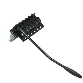Babicz Full Contact Hardware FCH Z Series 6 Hole Strat Tremolo Narrow Electric Guitar Bridge (fchz6stnbk)