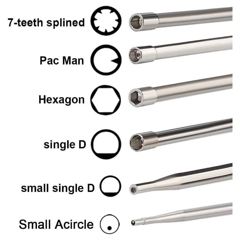 Hippotech 12Pcs Carburetor Adjustment Tool with ZT-1 500-13 Metering Lever