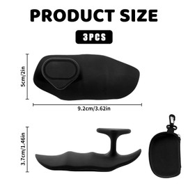 Toumett Gym Hand Grips,Anti-Slip Gym Hand Grips With Storage Box,Gryp Training Grip,Rubber Workout Gloves,for Men and Women Exercise,Weight Lifting,Dumbbell,Deadlift,Bar Pad Pull Up Grippers(1Pair)