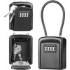 Key Safe, [New Version] [Weatherproof] Diyife Portable Lock Box for