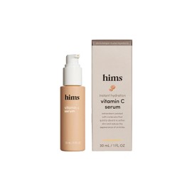 Hims Suero de vitamina C para hombres, ilumina, unifica el tono de la piel, reduce las arrugas, suero facial altamente concentrado con vitamina C antienvejecimiento para hombres, 1 onza líquida