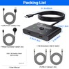 USB C Switch 2 in 1 Out/1 in 2 Out