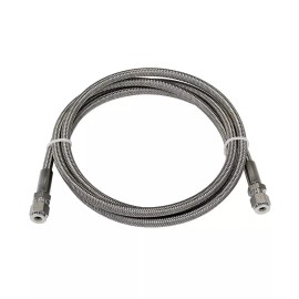 FITOK PTFE-Lined Stainless Steel Braided Hose 1/4" Tube Fitting 316 SS 72" Long