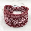 4 Pieces Women's Wide Elastic Soft Summer Boho Headband Print