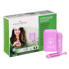Organic Tampons with Re-Use Applicator for Classic & Super Organic Tampons Masmi