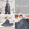 yescool Weighted Blanket 10 Pounds Twin Cooling Weighted Lap Blanket,