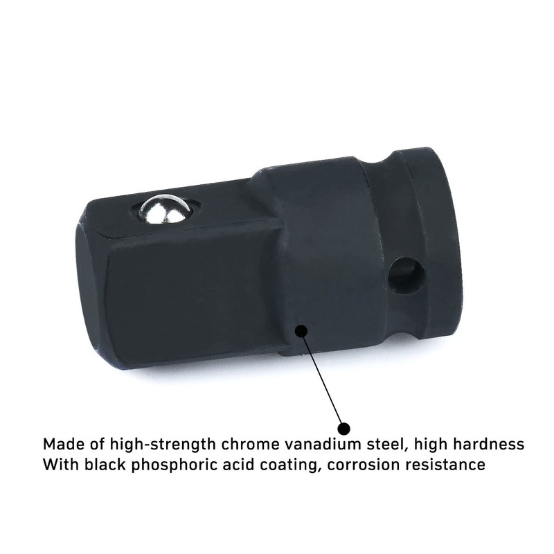 1/2 to 3/4 Adapter- 1/2" Square Adapter Drive Female, 3/4"