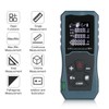 Laser Distance Meter Handheld 1.6-inch LCD Diastimeter Bubble Level Pythagorean