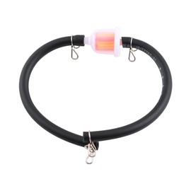 1 Filtro de Aceite Universal para Motocicleta, Kit de Combustible de Gasolina con Filtro de Clips de Tubo, 1 Pieza de Manguera Pequeña de Gas, Abrazadera de Tubo de Línea de Gasolina