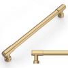 Amerdeco 10 Pack Champagne Bronze Cabinet Pulls 10 Inch(254mm) Hole