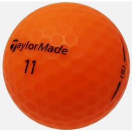 GOLF BALL DIVERS for Project S Recycled Golf Balls, AAAAA Grade Mint Condition (Matte Orange, 12 Balls)