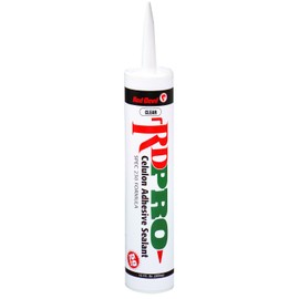 Red Devil 09270I RD Pro Celulon Adhesive Sealant, Clear, 10.1 oz, 1 Pack