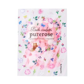 Sunherb Bath Gift No.04 Pure Rose (Soap, Bath Fiz, Bath Confetti Bag)