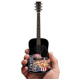 Iconic Concepts Iconic Lynyrd Skynryd Girl Flag Mini Acoustic Guitar Replica (2M-L02-5006)