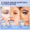 Polvo Compacto Matificador Fijador Base Maquillaje Natural F