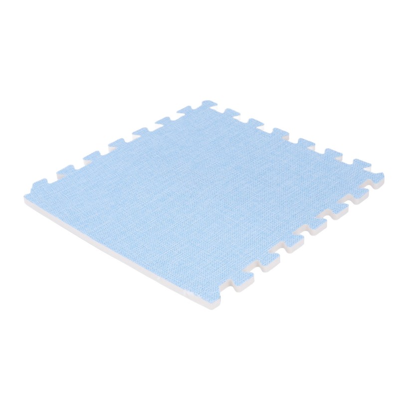 Cotton Linen Interlocking Mat Thicken Soundproofing Cuttable Patchwork Puzzle Foam