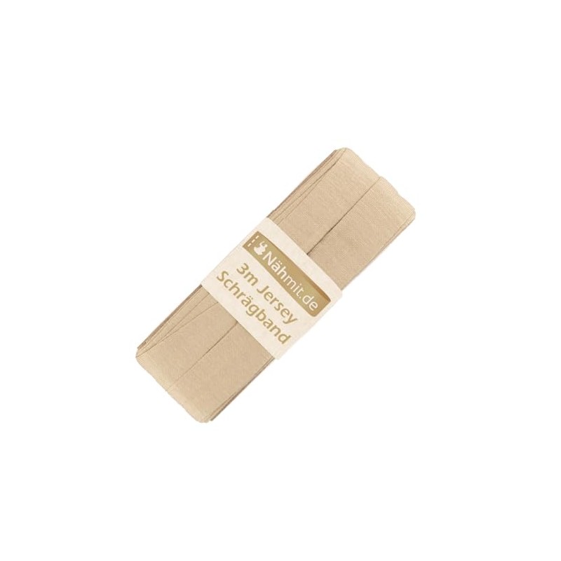 Nähmit - Jersey Bias Binding - Elastic Pre-folded Edging Tape
