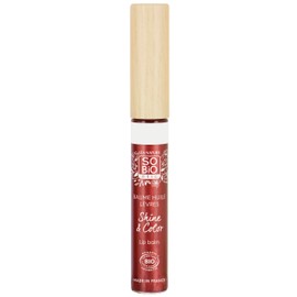 LÉA NATURE SO Bio Étic | Lippenbalsam zertifiziert Bio – Shine&Color | Korallenrot | genährte & glänzende Lippen | nicht klebende Textur | Synergie pflanzlicher Öle | Vegan | Made in France | 5 ml