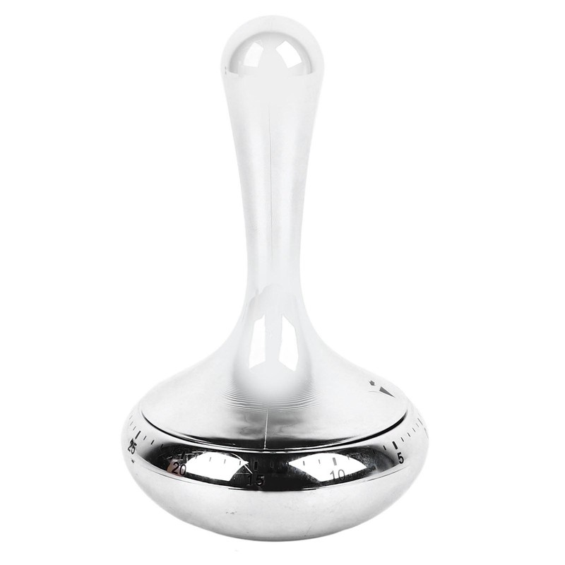 Mechanical Kitchen Timer Professional Spinning Top Shape Clear Scale High