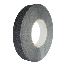GGR Supplies T.R.U. NST-20 Black Non-Skid Tape 1 in. Wide x 60 ft. Length Safety Way 60 Grit Anti Slip Traction Tape 32 Mil No Slip