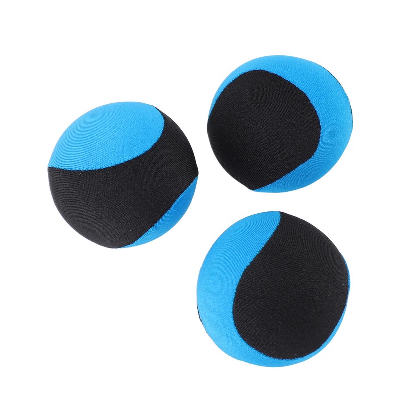 3Pcs Water Bouncing Balls Durable Rubber Water Skipping Balls Grip