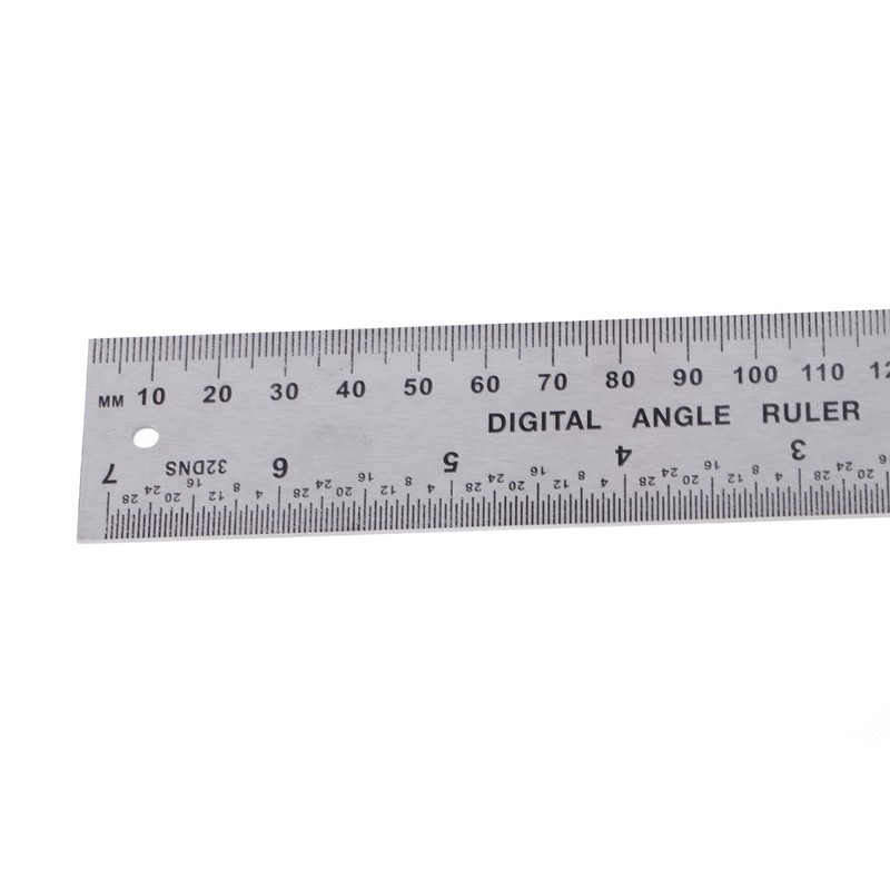 10‑390mm Stainless Steel Electronic Protractor Digital Goniometer Angle Finder Miter