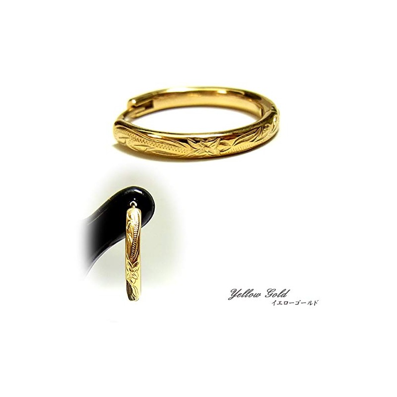 Hawaiian Jewelry Gold Pink Gold Women Hoop Honu Scroll Earrings,
