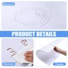 Tondiamo 24 Pcs White Drop Ceiling Tile Smooth PVC Ceiling