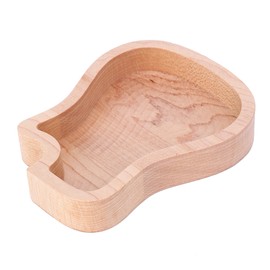 Guitar Pick Box Maple Wooden Storage Case Delicate Guitar Musical Instrument Accessories