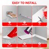 Flexible Baseboard Molding Trim 3 Inch(W) x 40 Feet(L) Self