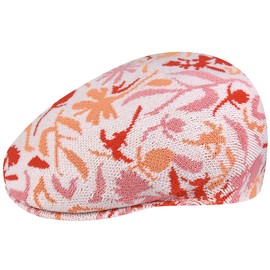 Kangol Street Floral 504 Flat Cap Peaked Cap Flat Cap with Peak, flowers, XL