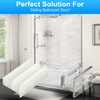 2-Size M6219 Sliding Shower Door Bottom Guide Combo Pack –