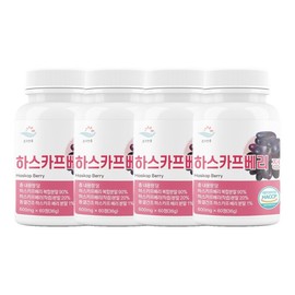 PureZoom Organic Freeze-Dried Haskap Berry Powder Tablets 600mg 60 Tablets 4 / 순수한줌 유기농 동결건조 하스카프베리 분말 정 600mg 60정 4개