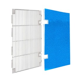 RV A/C Ducted Air Grille and Filters Set fit for-Dometic 3104928.019, MERV 6 with 1.5CM Thick Blue Air Conditioner Filter Foam-Pad Automotive Replacement Air Filters