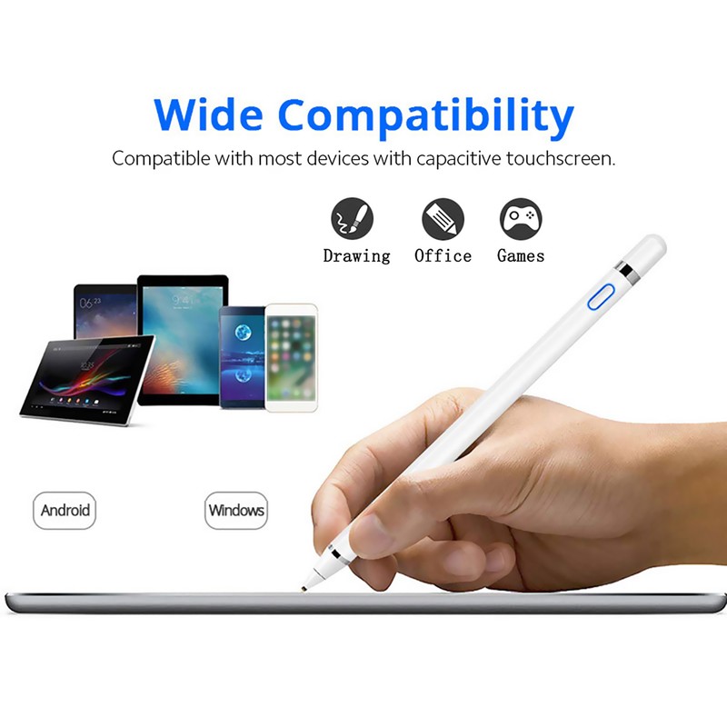 Universal Stylus Pen Elastic Pure Copper Tip Auto Power Off