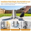 2 3/4" 304Stainless Steel Chain Link Fence Post Base Flange