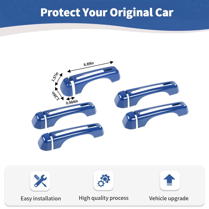 JOSHELA for Jeep JL Tailgate Door Handle Cover Trim Fit