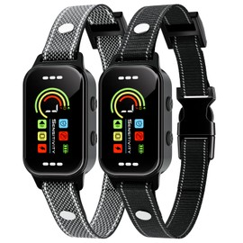 Bark Collar 2 Pack,Bark Collar for Large Medium Small Dogs 8-120lbs,Rechargeable Anti Bark Training Collar with 7 Adjustable Sensitivity, Barking Collar with Beep Vibration