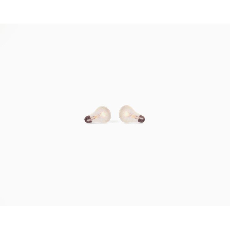 Handmade Light Bulb Stud Earrings