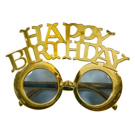 Clearstone Hapiba Cosplay Birthday Sunglasses Unisex Gold