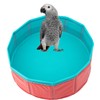 FlidRunest Conure Bathtub for Outdoor, Portable Parrot Bath Tub for