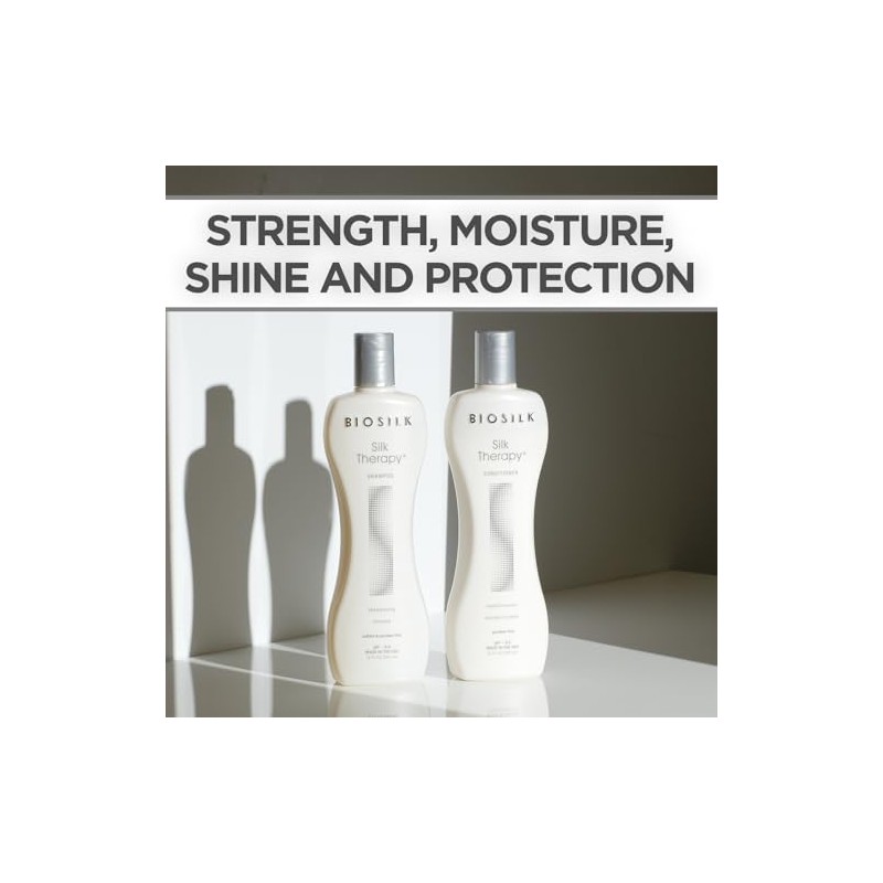 Biosilk Silk Therapy Duo Set Shampoo and Conditioner 12 Oz
