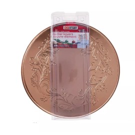Range Kleen Copper Ivy Embossed Range Burner Covers Set Of 4 Range Kleen