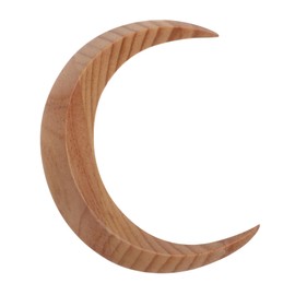 Healeved Fork Wooden Hair Stick Natural Moon Shape Hair Accessories for Women for Bun Styling and Elegant Hairdos Original Color